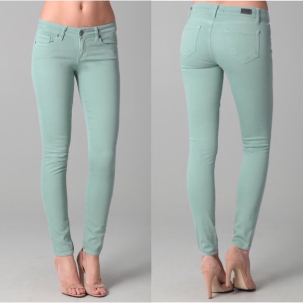 Euc Dittos Mint Green Low Rise Jeggings Skinny Jeans
